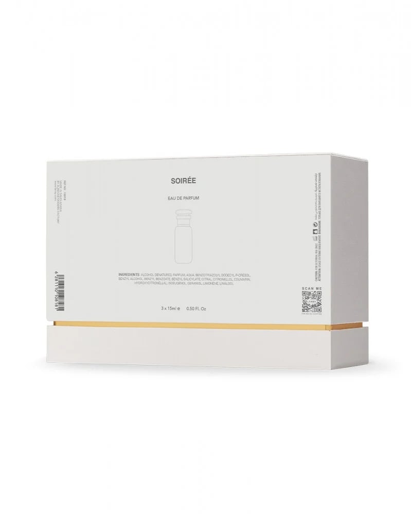 Soiree, Travel Set  3 x 15 ml
