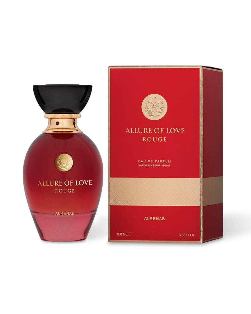 Premium packaging of Allure of Love Rouge women luxury