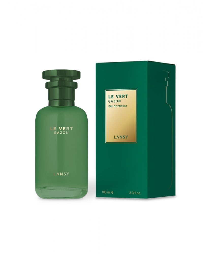 Premium packaging of LANSY Le Vert Gazon perfume