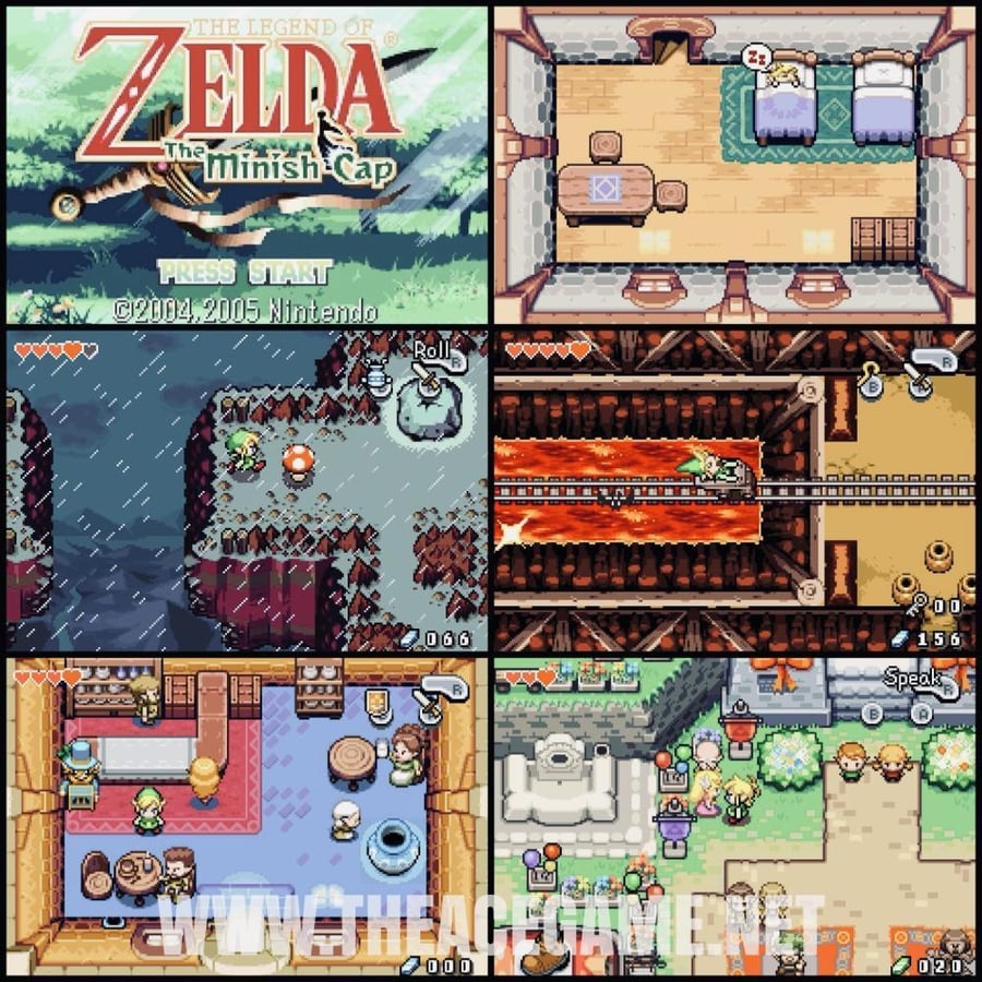 شريط The Legend of Zelda: The Minish Cap – زيلدا: القبعة الصغيرة (Game Boy)