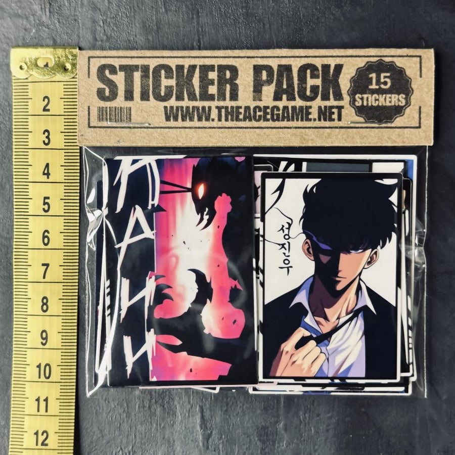ستيكرات سولو ليفلينج مقاومة للماء Solo Leveling Stickers Waterproof