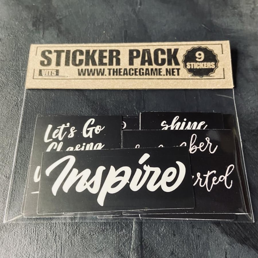 ستيكرات عبارات تحفيزية Motivation Waterproof Stickers VIT5
