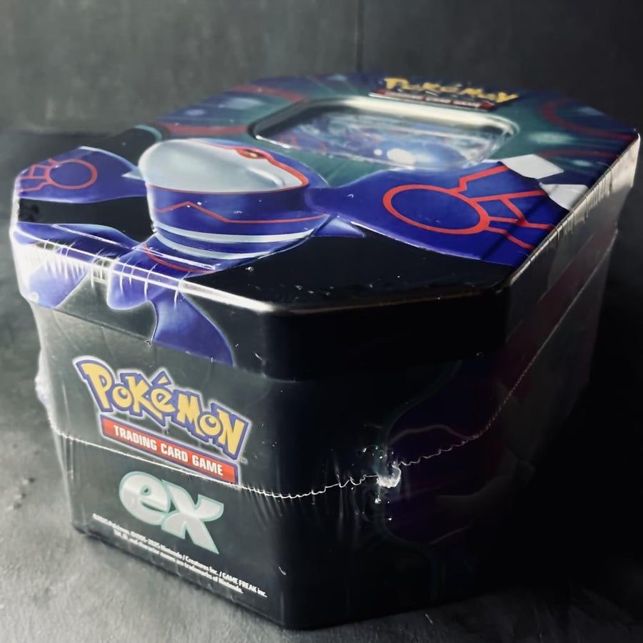 علبة بوكيمون اساطير الأزور كيوغري EX Pokemon Azure Legends Tin Kyogre ex