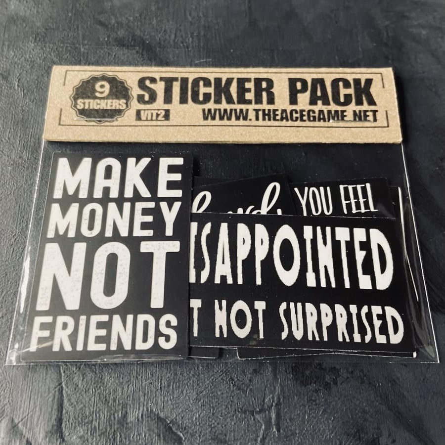 ستيكرات عبارات تحفيزية Motivation Waterproof Stickers VIT2