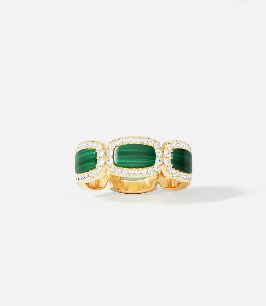 Apm monaco -MALACHITE RING