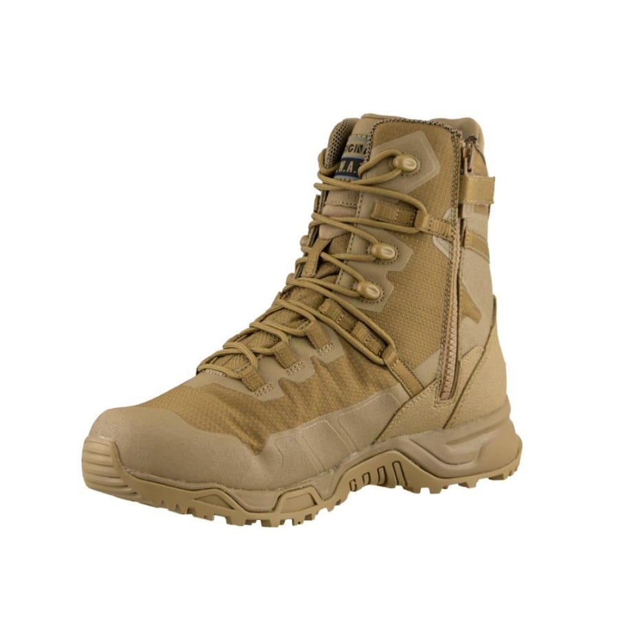 Alpha Fury 2.0 8" Side Zip Coyote Boots