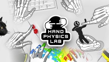 صورة من لعبة Hand Physics Lab VR مع محاكاة فيزيائية واقعية