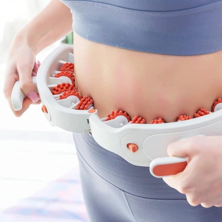 Cellulite roller and waist sculpting
