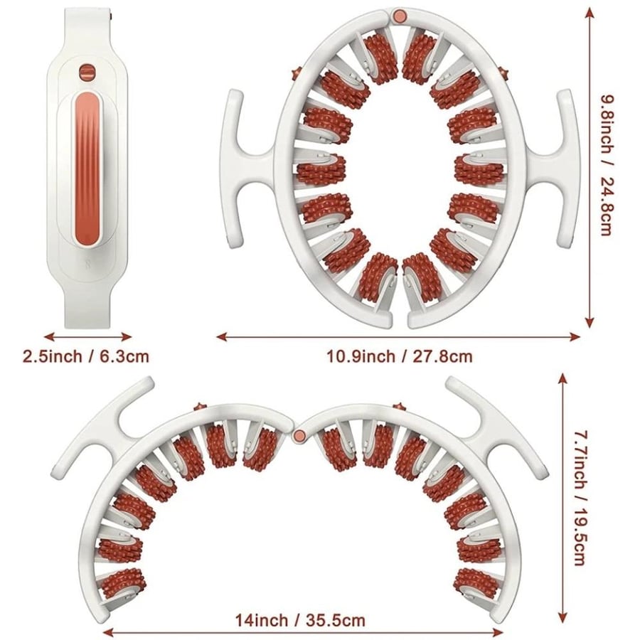 Cellulite roller and waist sculpting