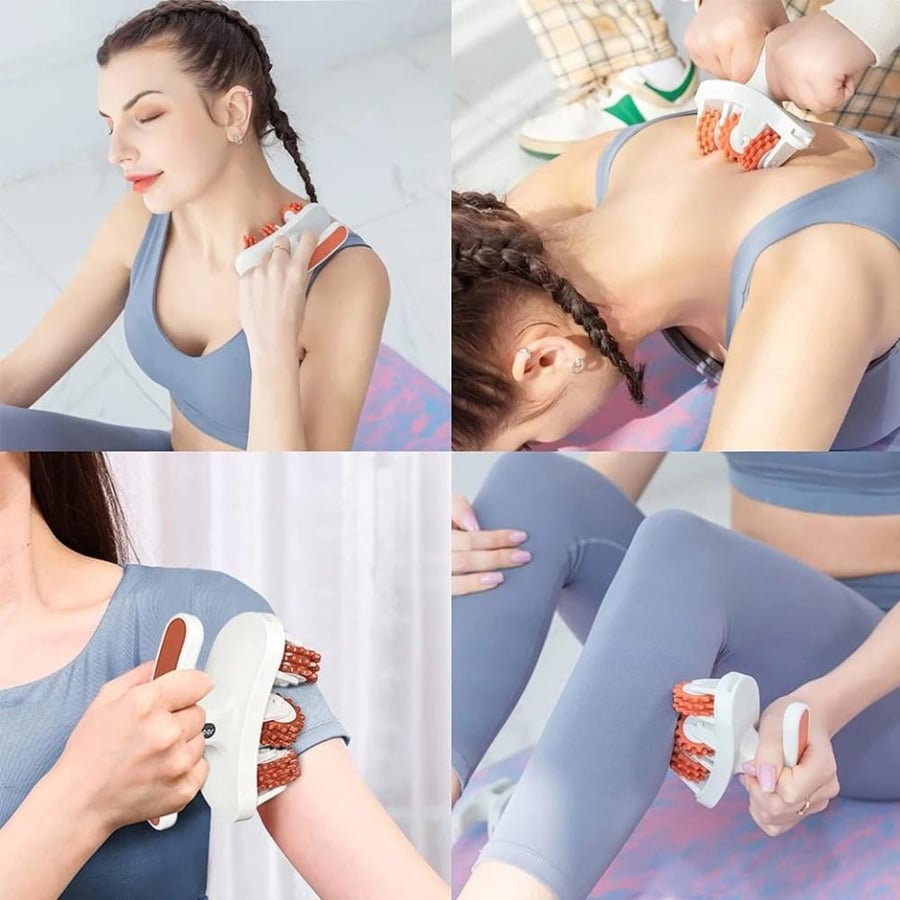 Cellulite roller and waist sculpting