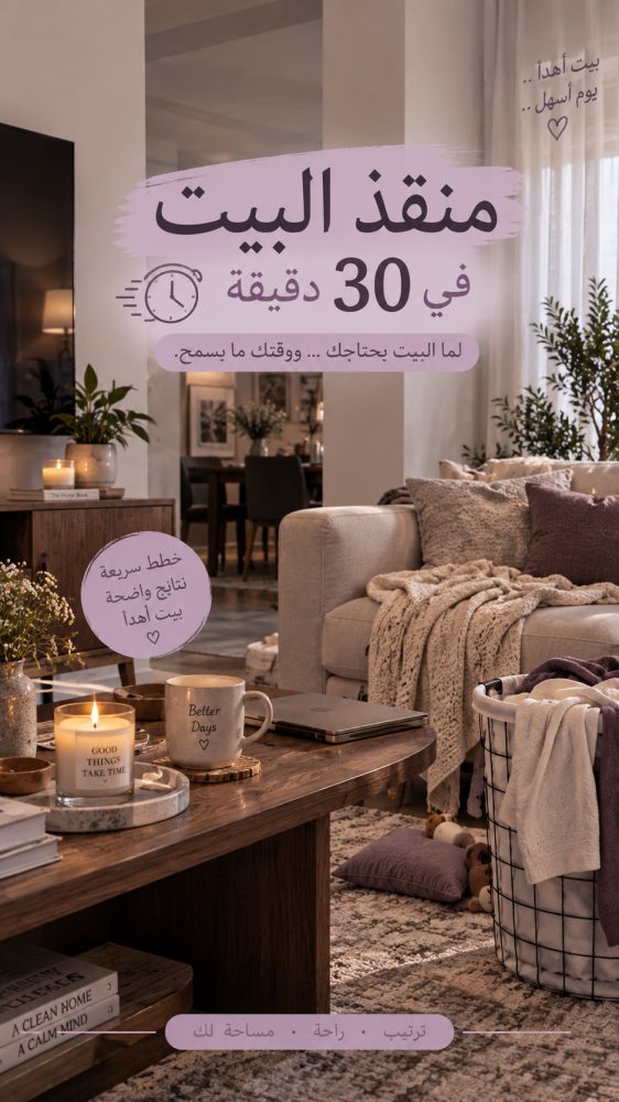منقذ البيت في 30 دقيقة