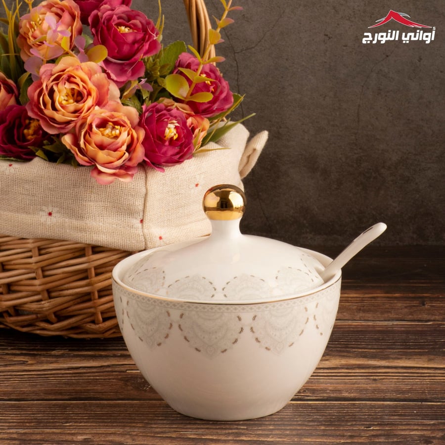 سكريه رمادي وذهبي بالحبه