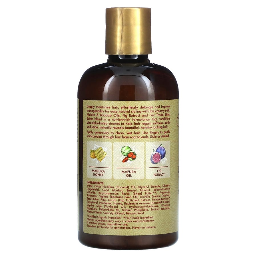 ليف ان  حليب لوشن كريم ترك على الشعر بعسل المانوكا وزيت المافورا 237 مل 8 اونصه من Shea Moisture  للترطيب المكثف