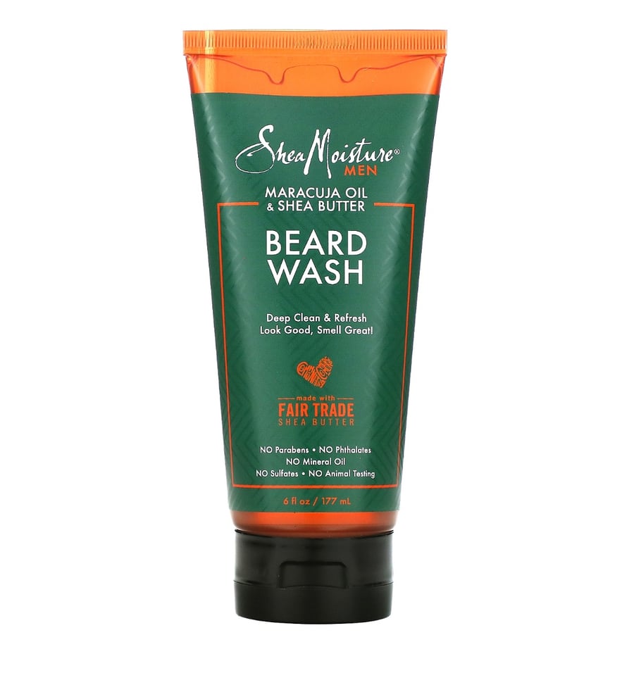 غسول للحية للرجال من شيا مويستشر  shea moisture  حجم 6 اونصه 177 مل