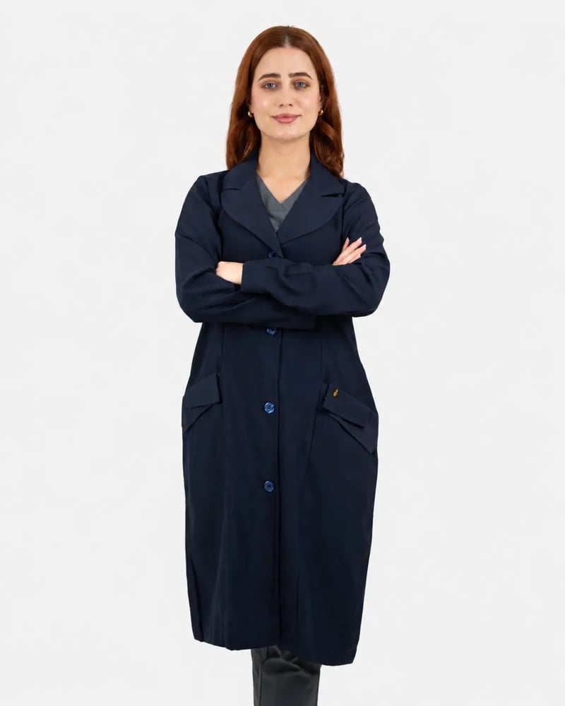 لابكوت ماجستي كحلي صورة 7 Navy Majesty Lab Coat photo 7