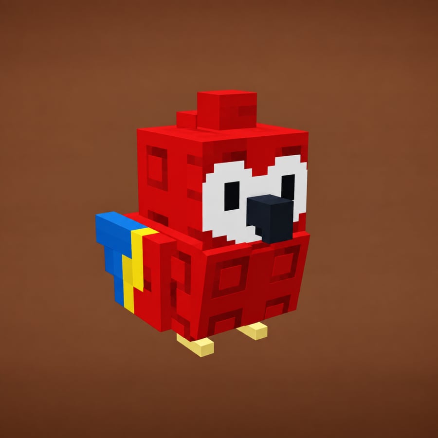 ببغاء القرمزي-Scarlet Macaw
