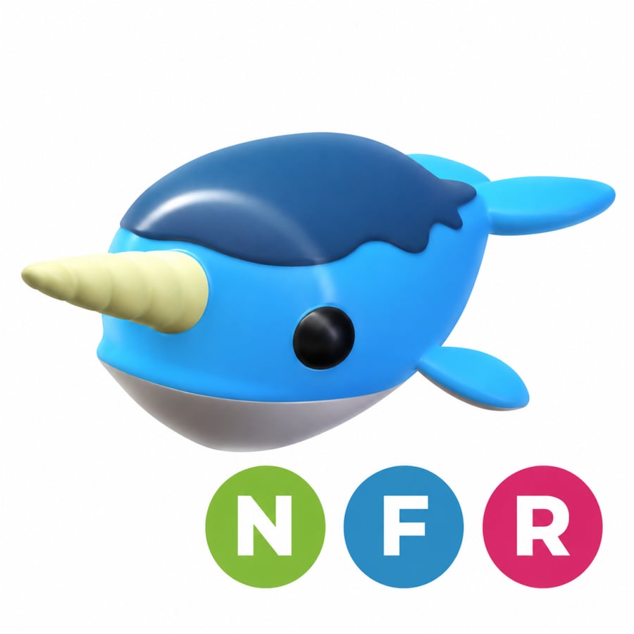 حوت أحادي القرن نيون - NFR Narwhal