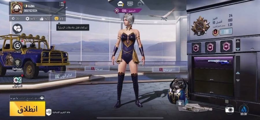 حسابات ببجي اسطورية
