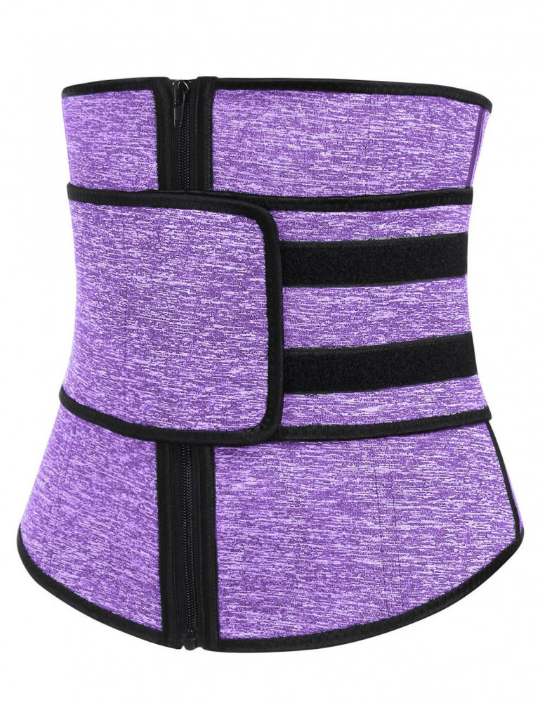 A special sauna corset with 7 steel plates for fat burning and stability