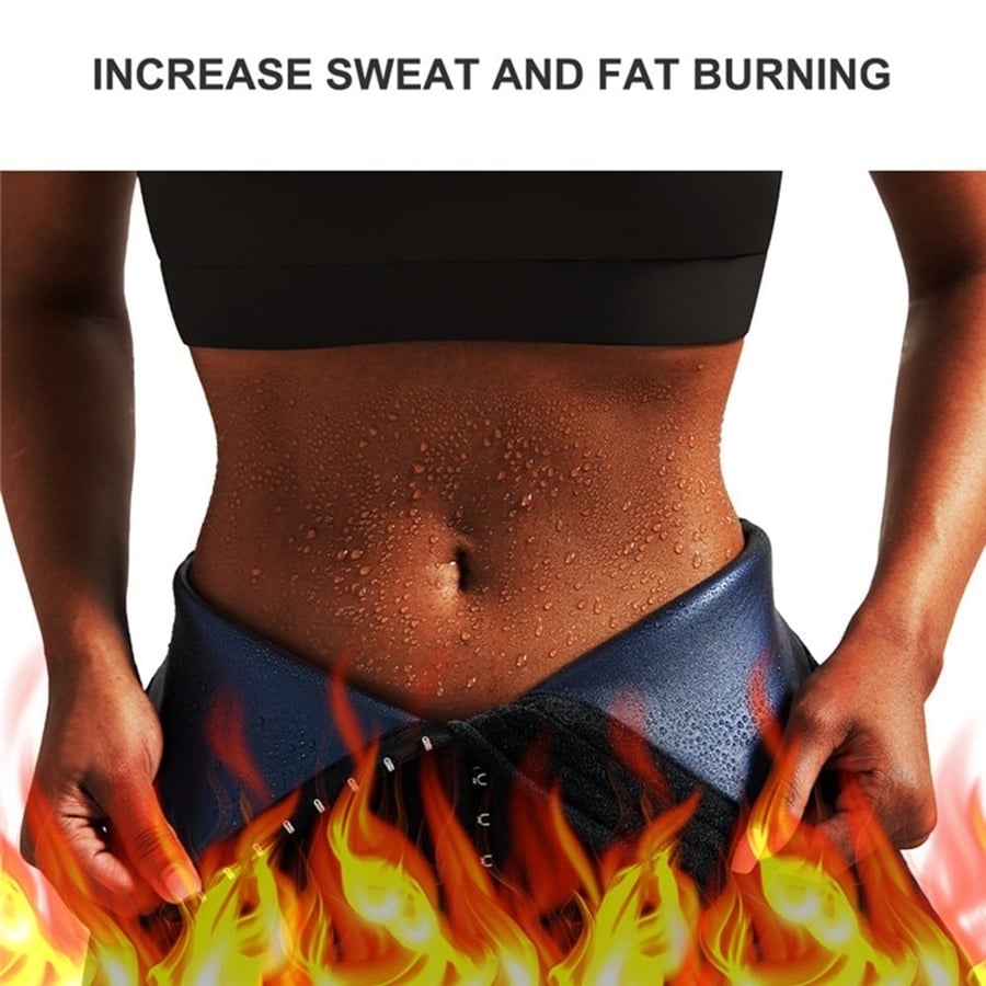 Thermal shorts with lower abdomen control that burns fat