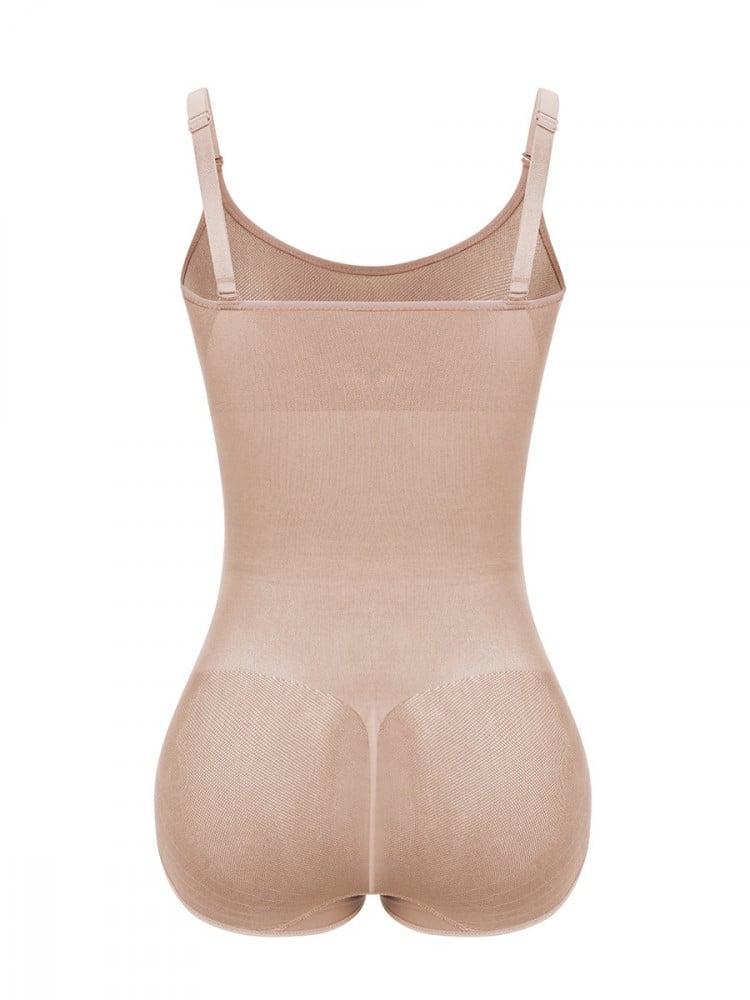 Body shaping waist trainer from above without sewing