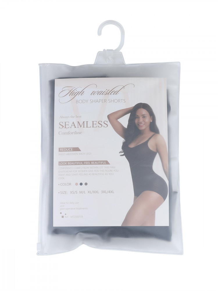 Body shaping waist trainer from above without sewing