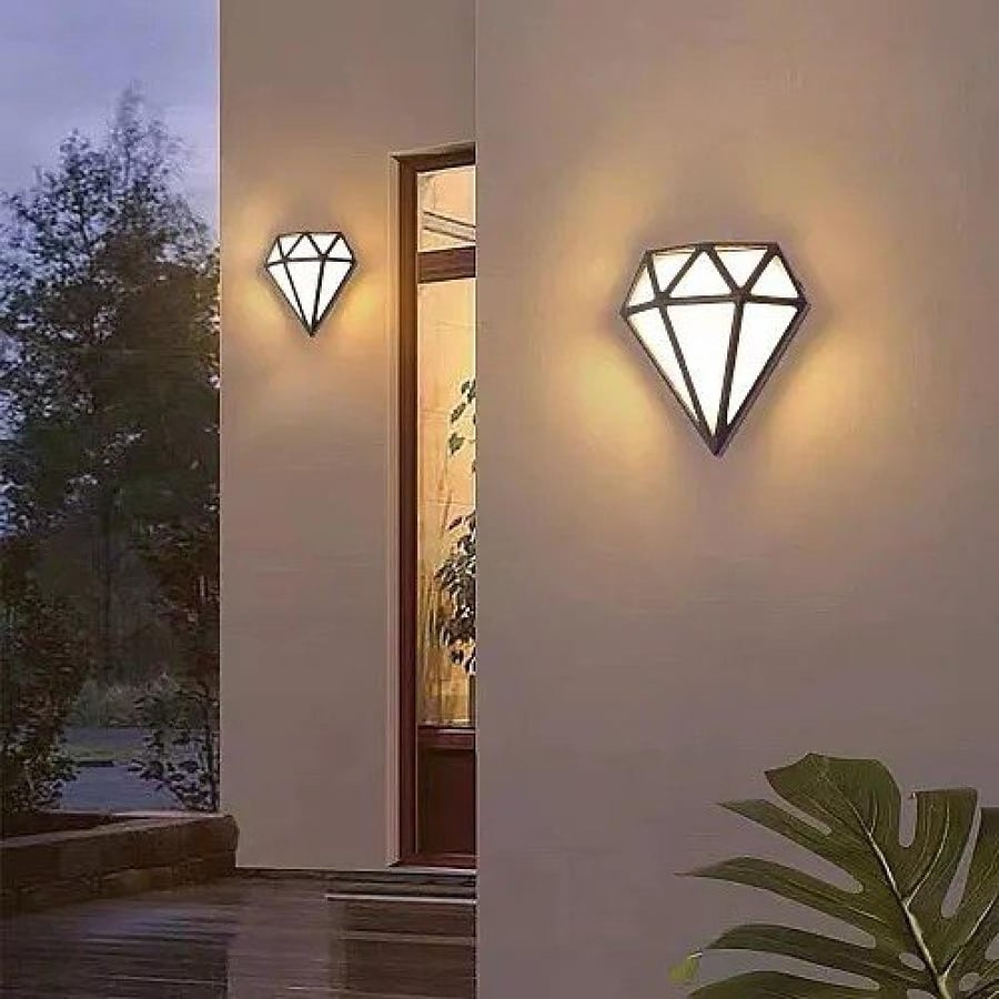 جداري بوابة دايموندOD اسود+اصفر LED