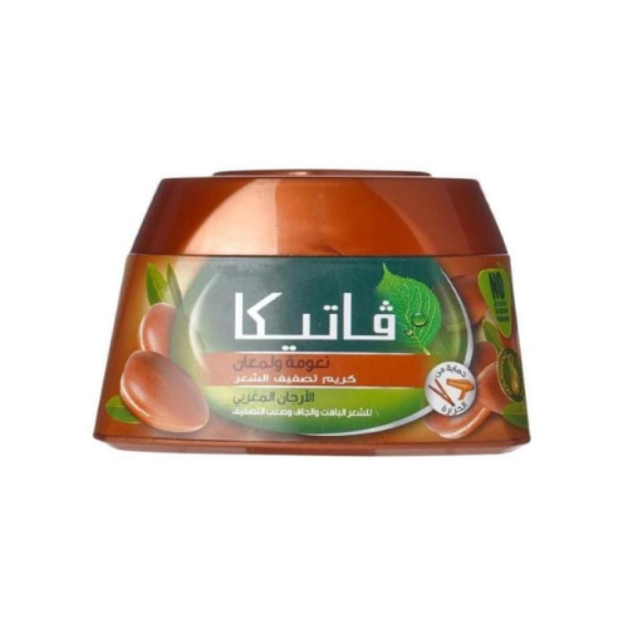 كريم تصفيف الشعر بخلاصة زيت الارغان لشعر الباهت والجاف من فاتيكا ، 210 مل