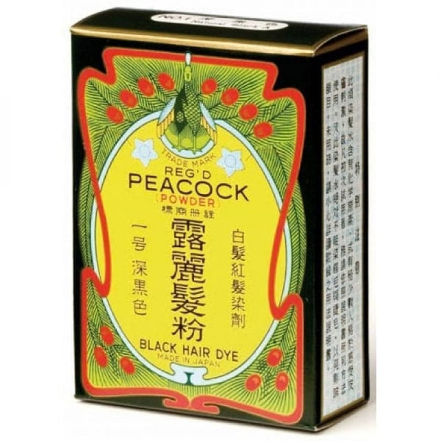 الطاووس صبغة شعر اسود