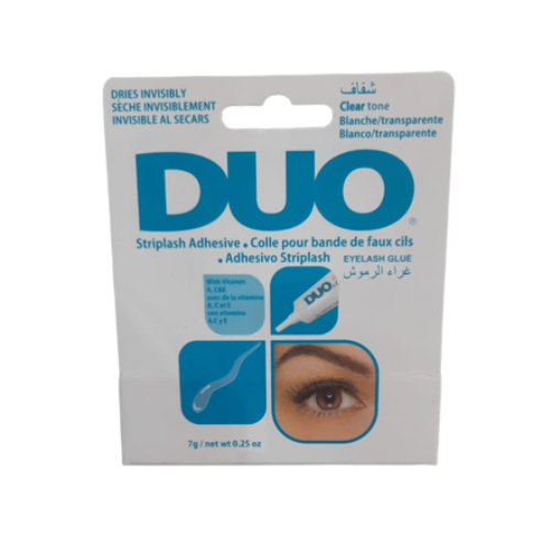 Waterproof eyelash adhesive from Dew, clear color 7g