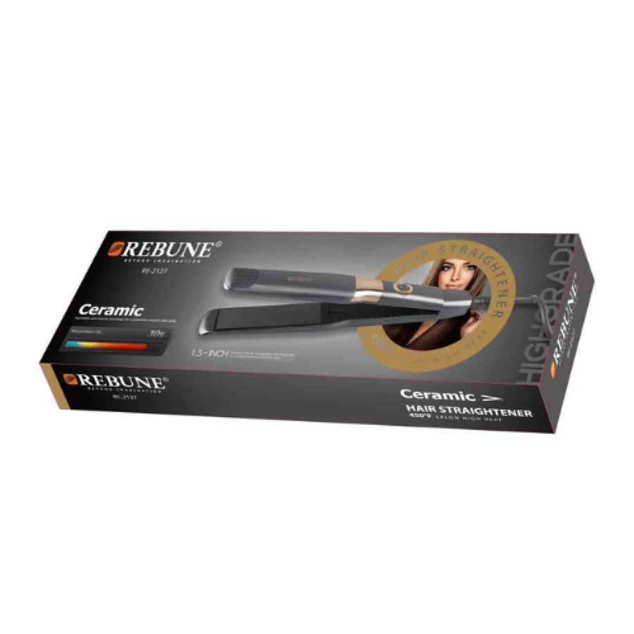 Ceramic hair straightening ribbon model RE-2127