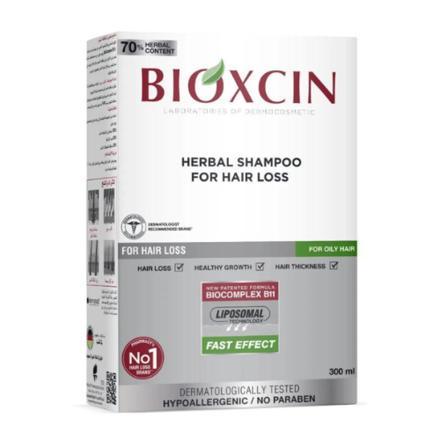 Herbal extract shampoo for hair loss for oily hair from Biuxen - 300ml