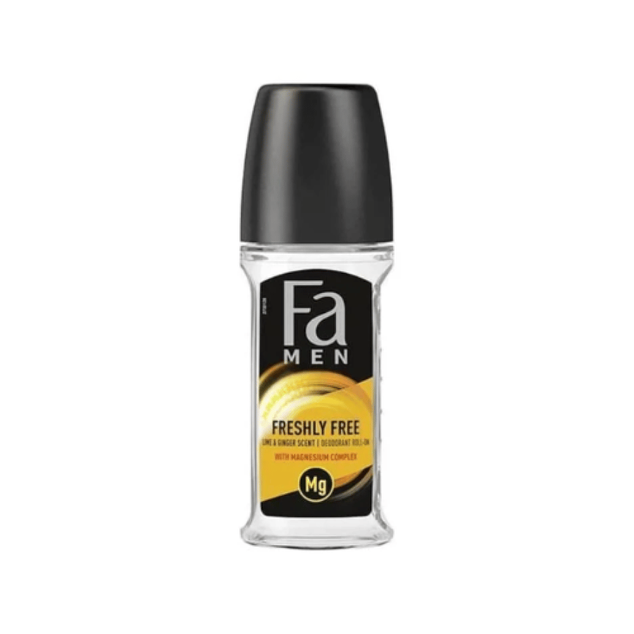 Deodorant Roll-On with refreshing lemon and ginger scent - 50 ml