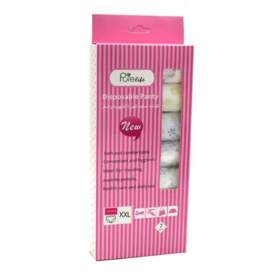 Period panties 7 pieces, XXL from Pure Life