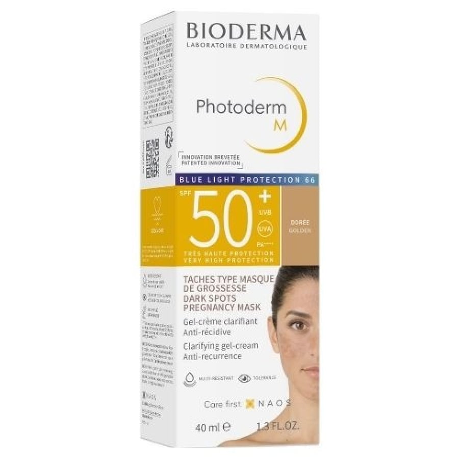 كريم واقي شمس SPF 50 فوتوديرم من بيودرما تتش ذهبي 40 مل