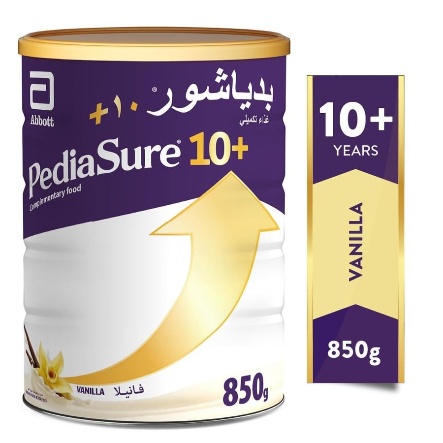 حليب بدياشور +10 بنكهة الفانيلا 850 جم