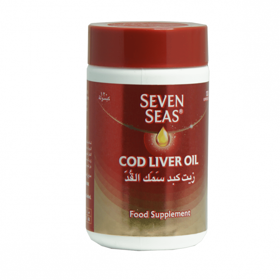 سفن سيز زيت كبد الحوت 120 كبسول