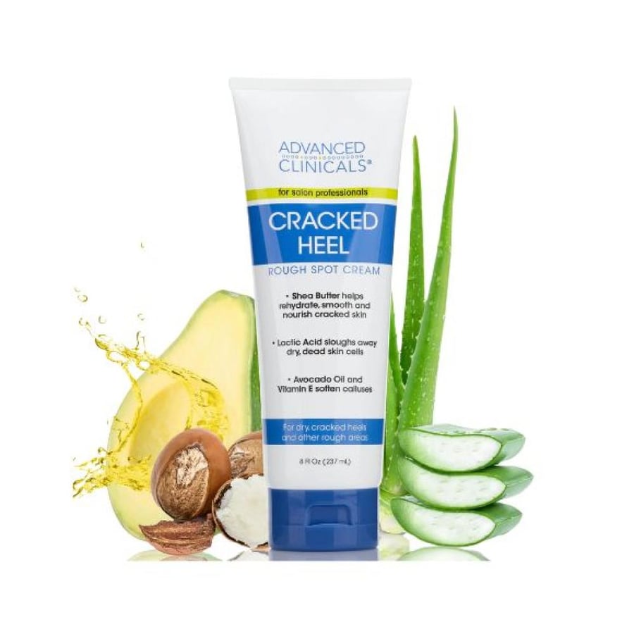 Advanced Clinicals Moisturizing Cream for Dry and Cracked Feet 237 ml