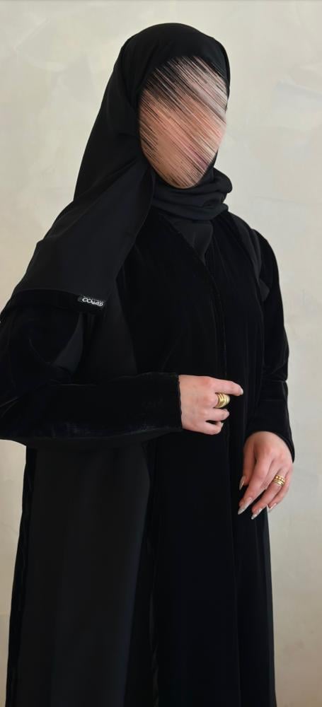 Winter luxury abaya