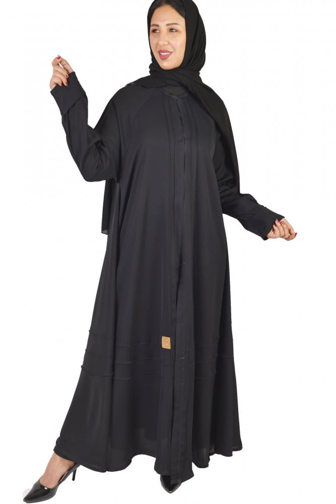 عباية كلوش بخطوط اسود