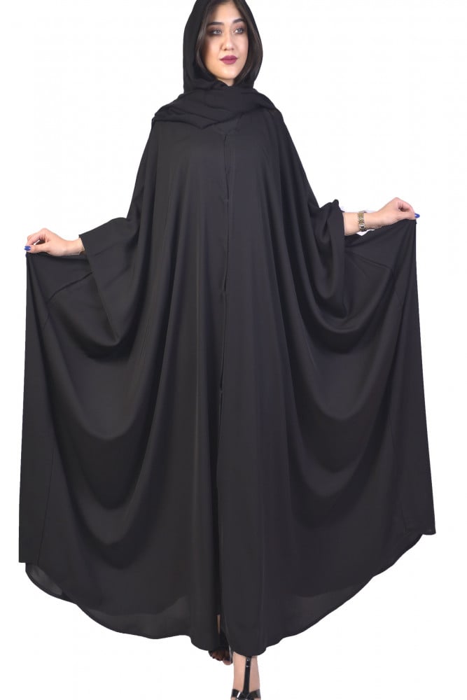 Butterfly abaya with embroidery