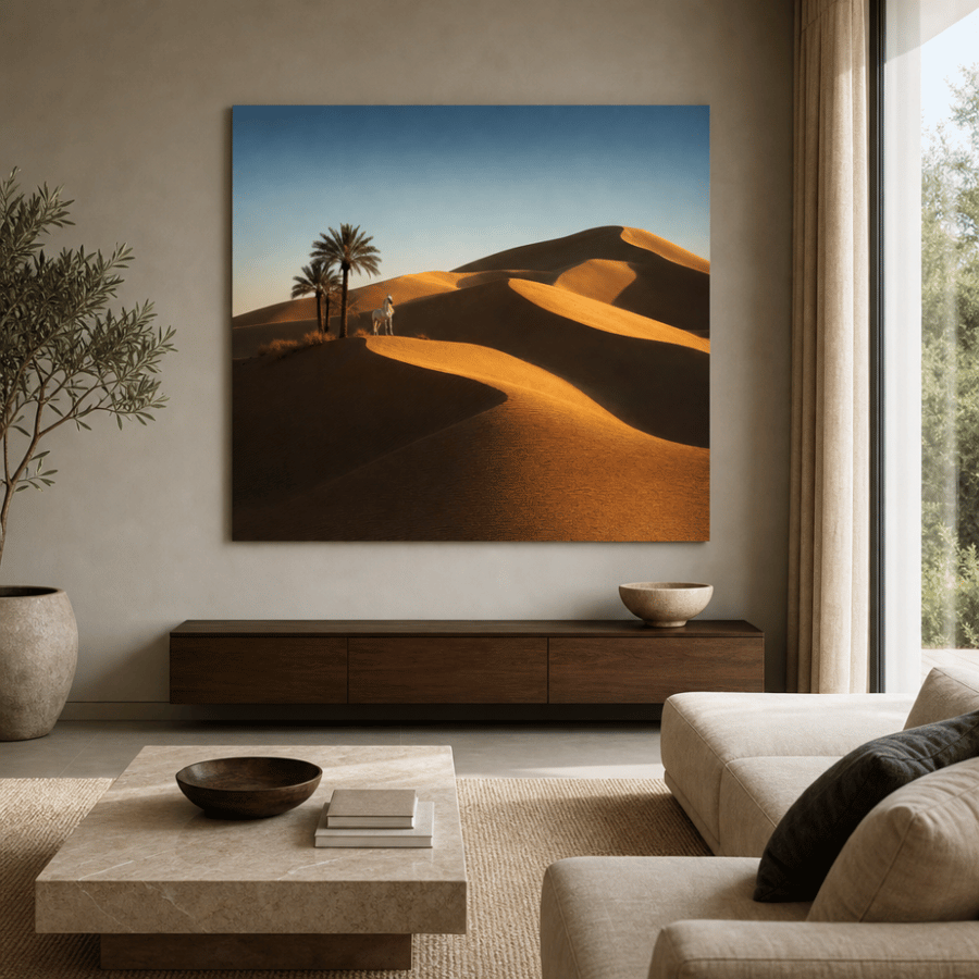 ظلال كثبان تجريدية