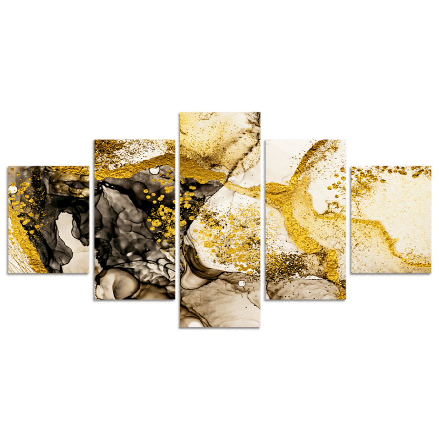 Set of 5 divided plates #G59410