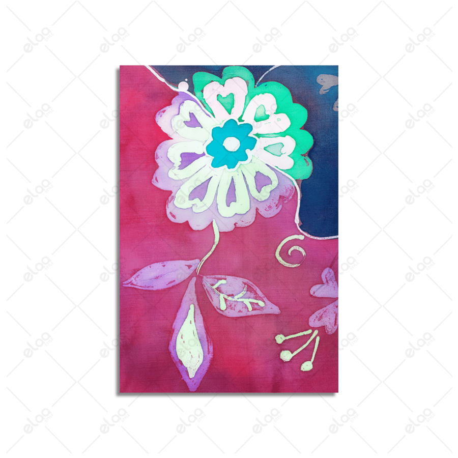 Abstract art painting flower hand-painted
