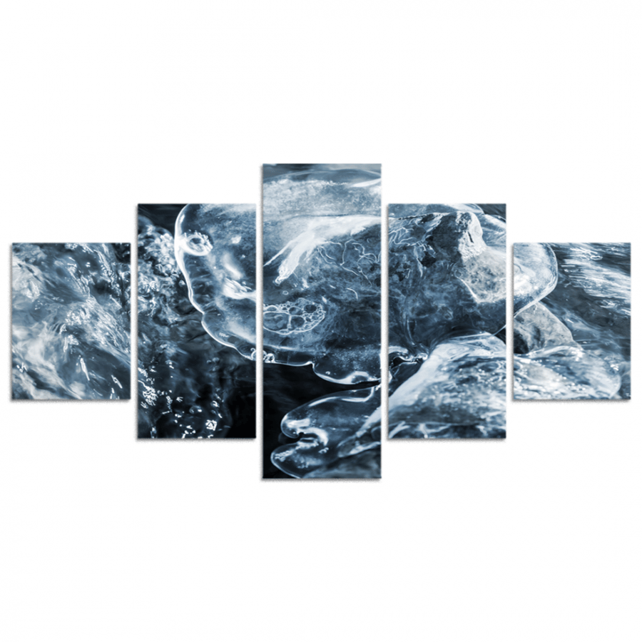 Set of 5 divided plates #G5477