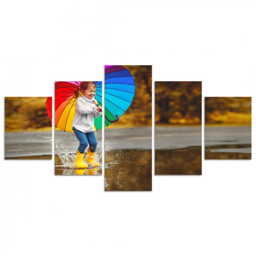 Set of 5 divided plates #G5635