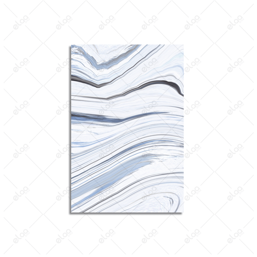 Abstract art paintings white color waves