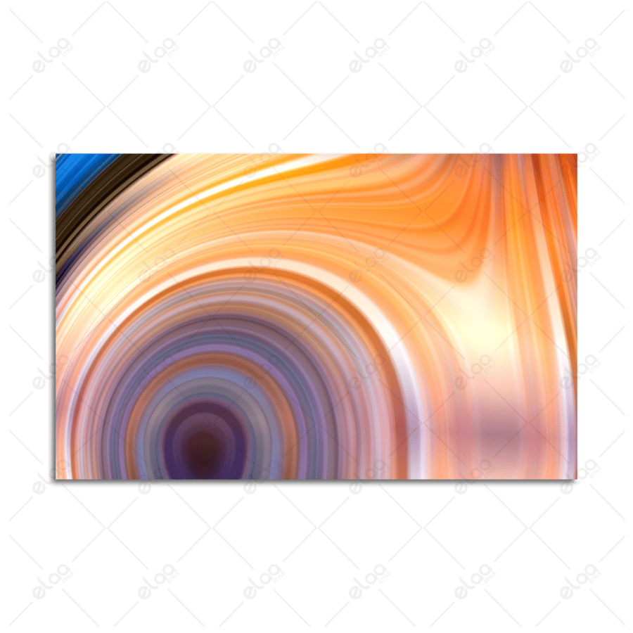 Abstract art painting in multiple colors