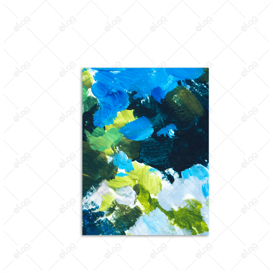 Abstract art paintings with multiple colors