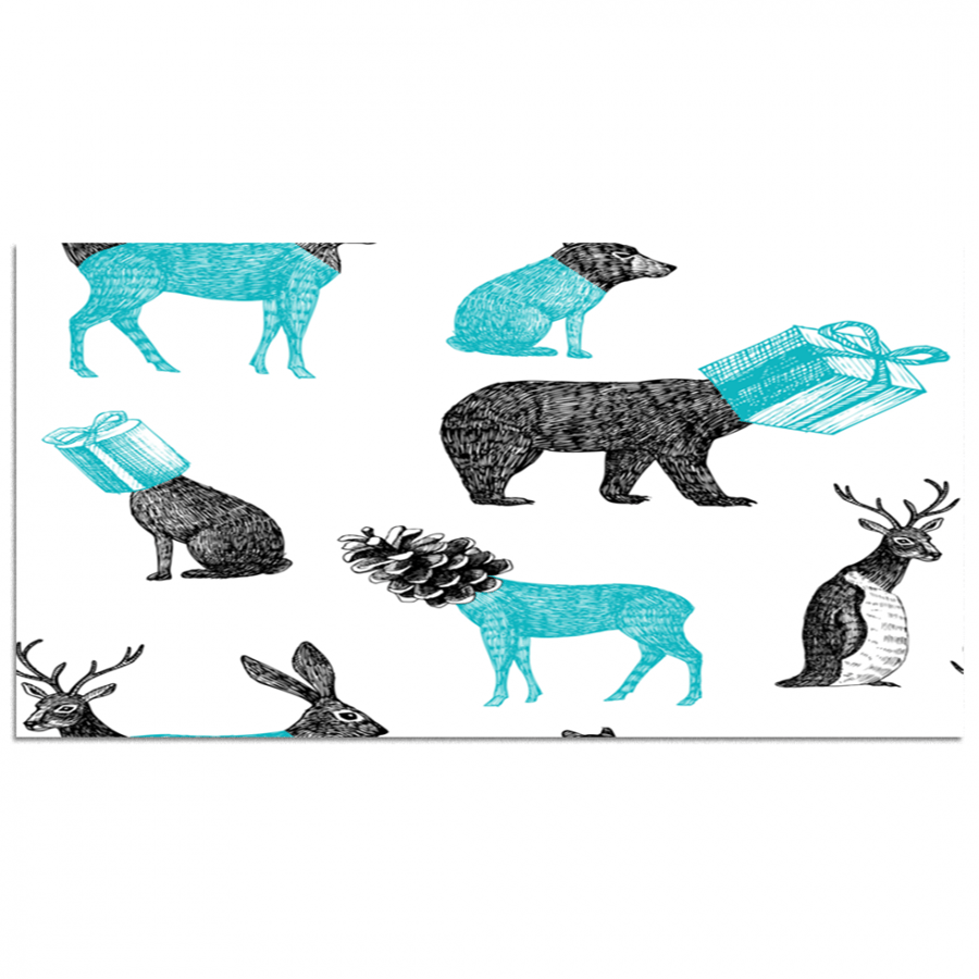 Set of 5 divided plates #G5404